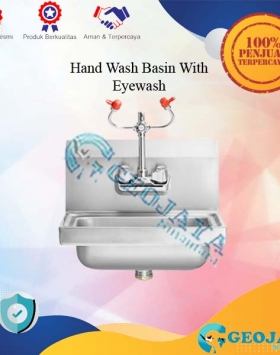 Hand Wash With Eyewash Station Wall Mounted